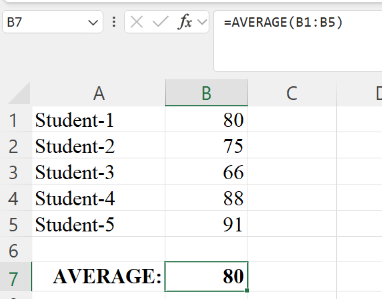 Average Function